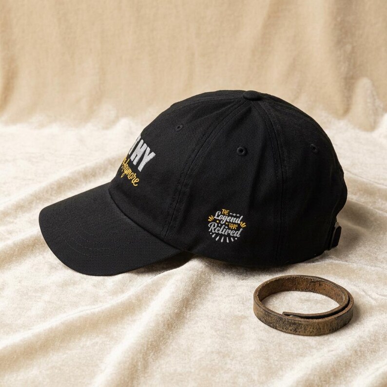 Pensioencadeau, Klassieke Dad Cap | Geborduurde pet met tekst: Not My Problem Anymore afbeelding 9