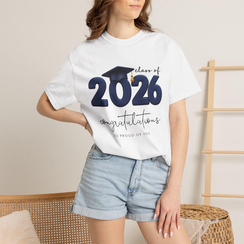 Class of 2026 Graduation 2026 T-Shirt | Congratulations Cap Toss image 6