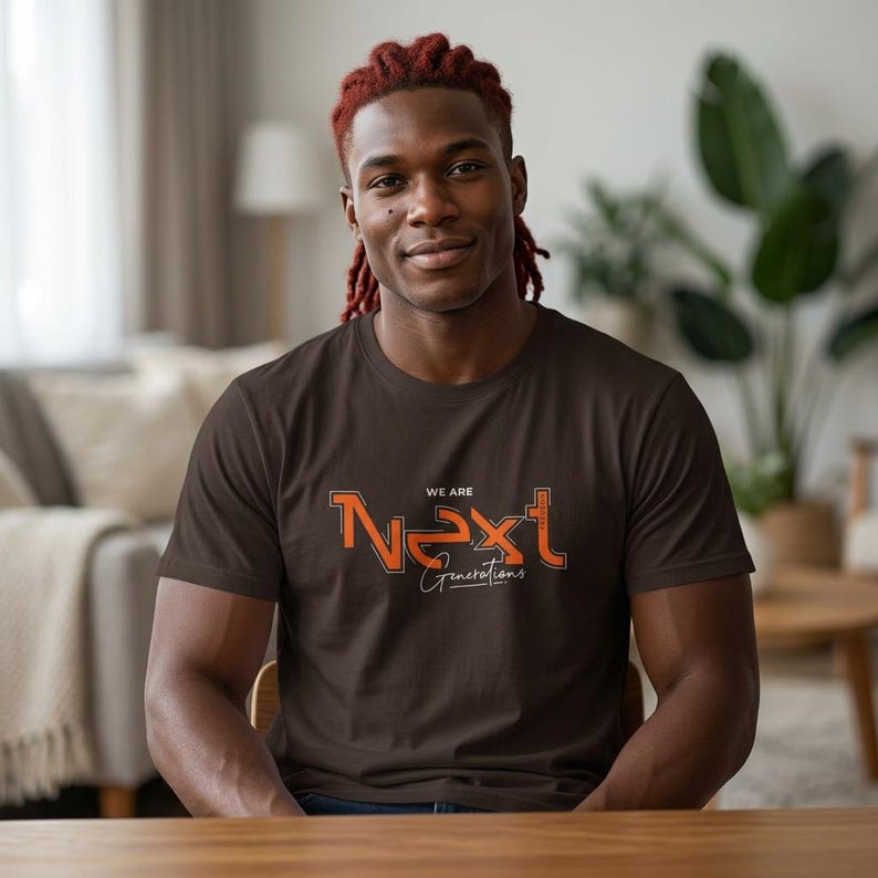 Motivational Graphic Tee | We Are Next Generations T-Shirt image 2