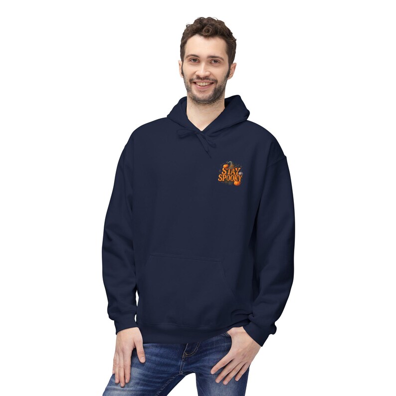 Halloween Boo Hoodie | Trick or Treat Pumpkin Spooky Design image 8