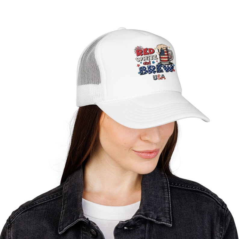 250e anniversaire, casquette de camionneur | USA Bière patriotique, indépendance américaine 1776 image 13