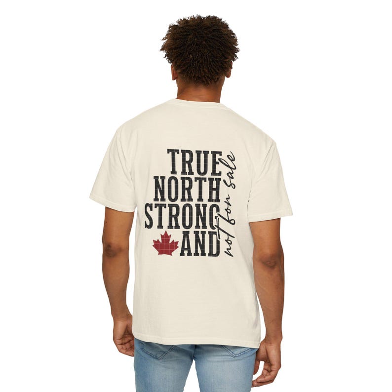 Happy Canada Day Maple Leaf T-Shirt | True North Strong Tee image 8