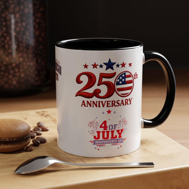 25th Anniversary 4th of July Coffee Mug | American Independence 1776 image 16