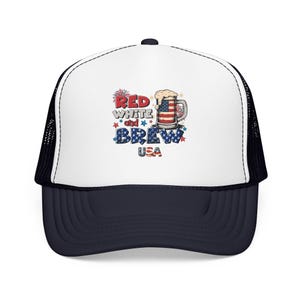 250e anniversaire, casquette de camionneur | USA Bière patriotique, indépendance américaine 1776 image 6