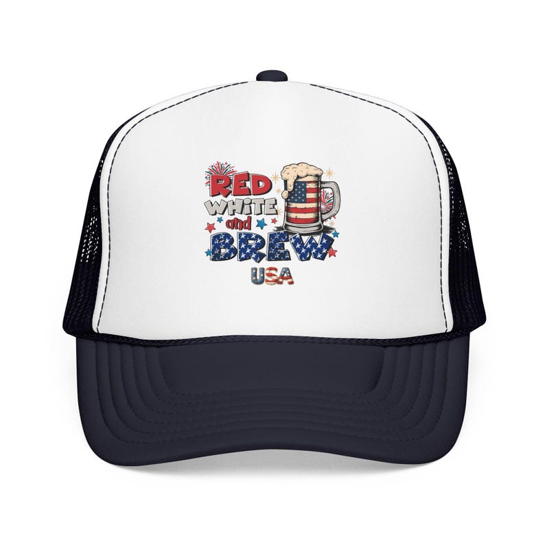 250e anniversaire, casquette de camionneur | USA Bière patriotique, indépendance américaine 1776 image 6