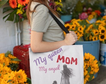 Cadeau pour la fête des mères,un sac spécial,sac fourre-tout personnalisable,votre propre style avec bandoulière réglable,jeu de sacs fourre-tout avec motif imprimé