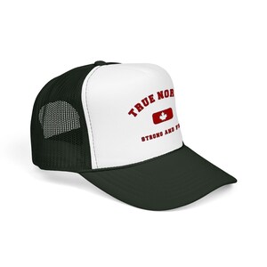 True North maple badge Foam Trucker Hat | Strong and Free Canada image 12