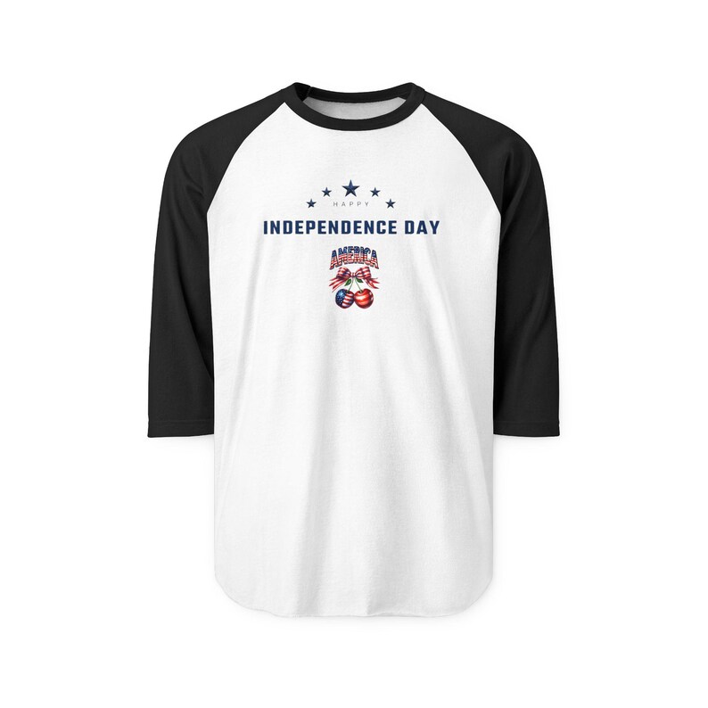 United States 250th Anniversary Raglan T shirt - Patriotic 3/4 Sleeve Baseball Tee image 11