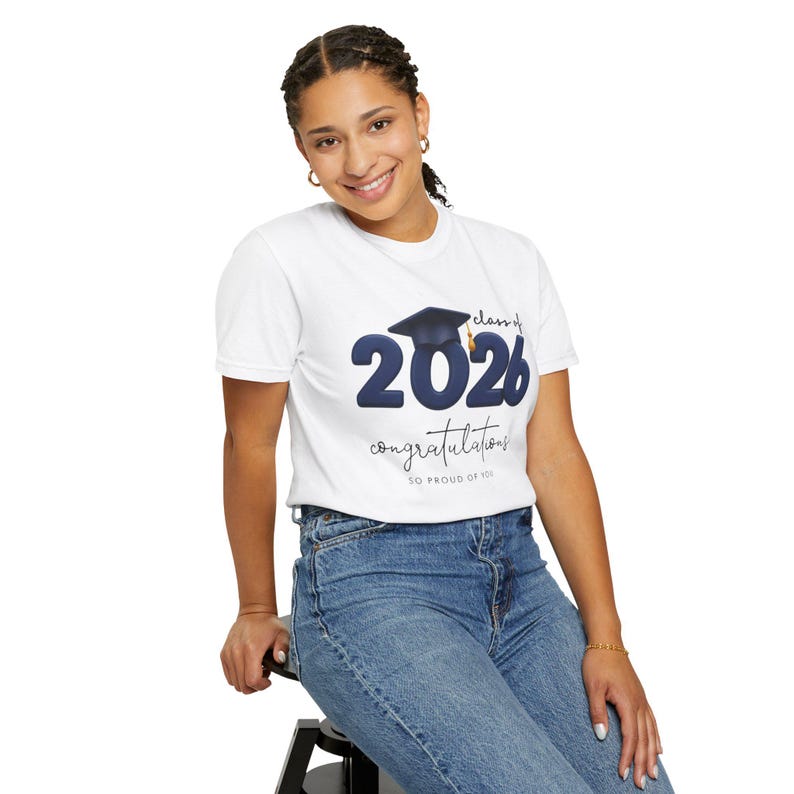 Class of 2026 Graduation 2026 T-Shirt | Congratulations Cap Toss image 12