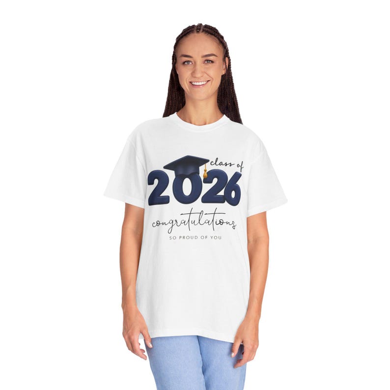 Class of 2026 Graduation 2026 T-Shirt | Congratulations Cap Toss image 9