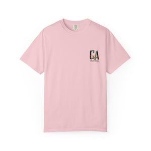 California Beach City graphic T-shirt | CA palm tree surf car design image 12