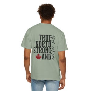 Happy Canada Day Maple Leaf T-Shirt | True North Strong Tee image 9