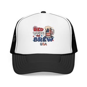 250e anniversaire, casquette de camionneur | USA Bière patriotique, indépendance américaine 1776 image 3