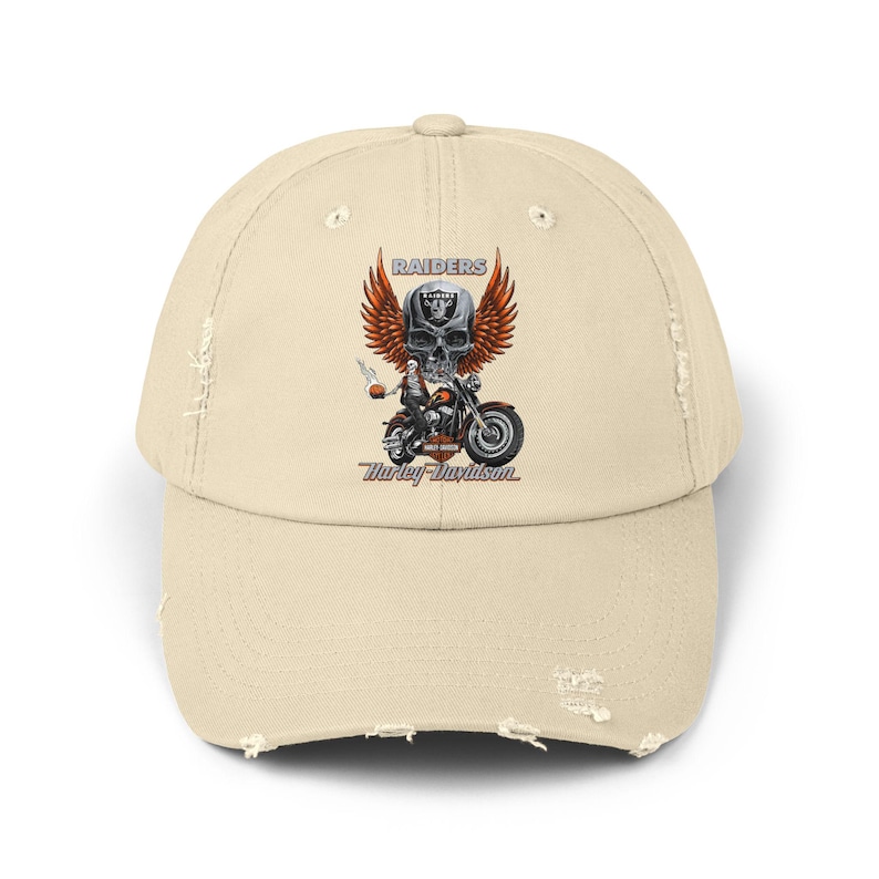 Czapka Harley Davidson z bawełny w stylu vintage, sportowa czapka motocyklowa zdjęcie 1