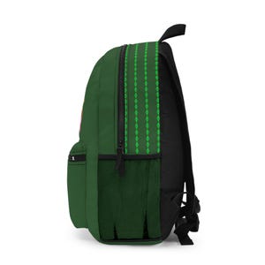 The Sims Plumbob Characters Backpack | Green Gaming School Bag image 3