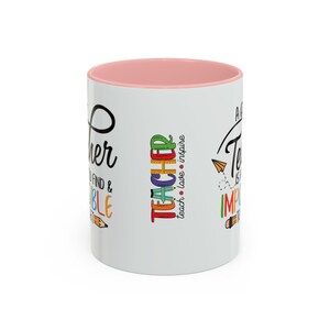 Un buen profesor es difícil de encontrar, imposible de olvidar. Taza de café/taza decorativa (325/444 ml) imagen 10