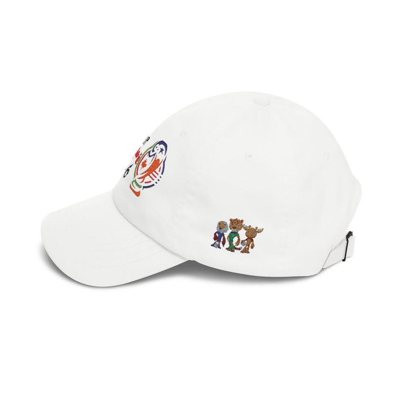 2026 World Cup Soccer Embroidered Cap | Flags & Mascot Dad Cap image 2