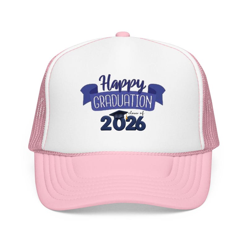 2026年卒業おめでとう！フォーム製トラッカーハット｜卒業帽バナー 画像 7