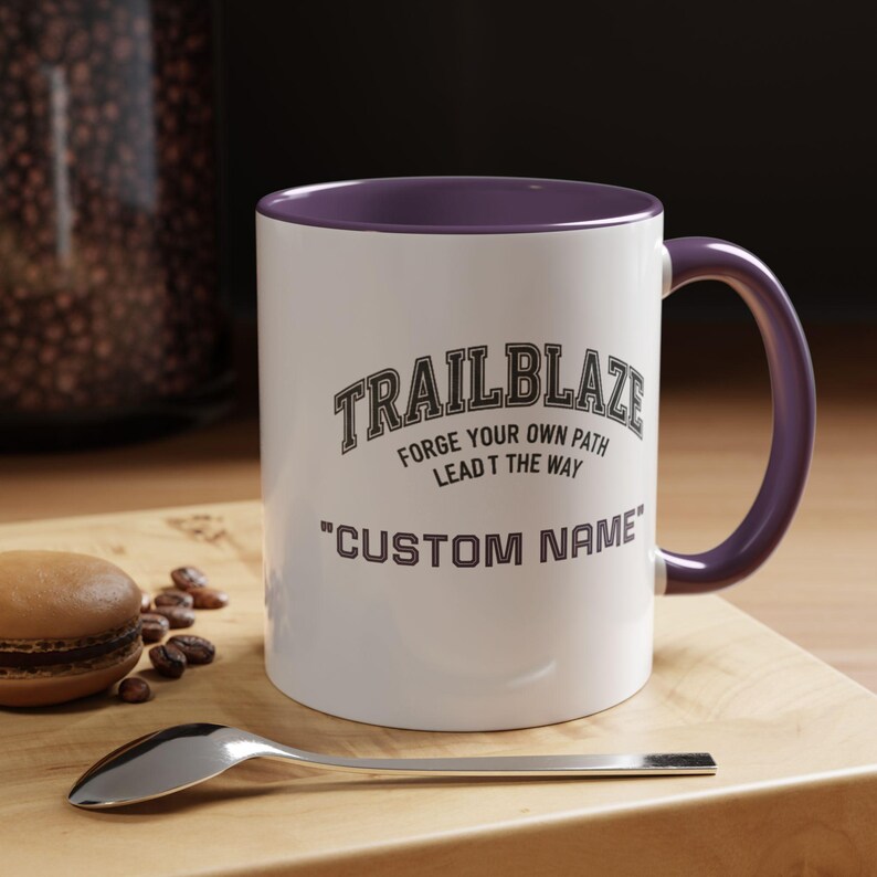 Custom Name Trailblaze 'Forge Your Own Path' Mug | Accent Coffee Mug image 19