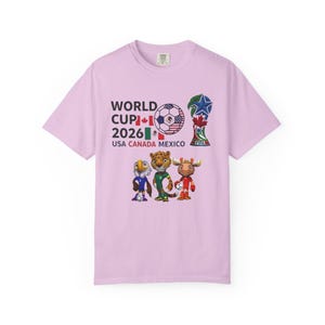 World Cup 2026 Mascots T-Shirt | USA Canada Mexico Soccer Tee image 14
