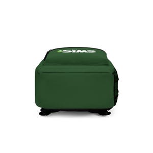 The Sims Plumbob Characters Backpack | Green Gaming School Bag image 5