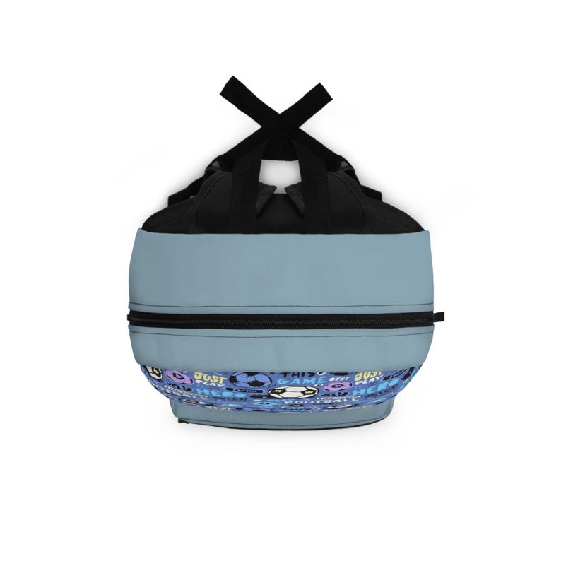 Soccer Doodles Backpack | Football Pattern Kids School Bag image 5