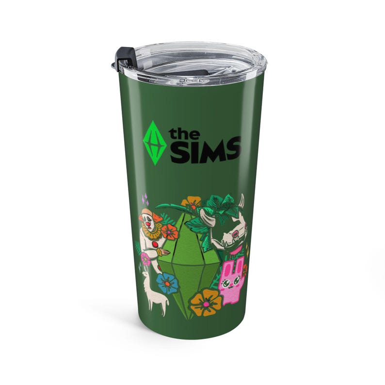 Copo térmico The Sims Plumbob Characters | 590ml (20oz) imagem 5