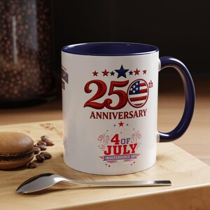 25th Anniversary 4th of July Coffee Mug | American Independence 1776 image 15