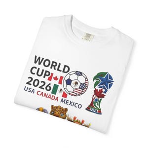 World Cup 2026 Mascots T-Shirt | USA Canada Mexico Soccer Tee image 15