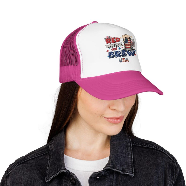 250e anniversaire, casquette de camionneur | USA Bière patriotique, indépendance américaine 1776 image 10