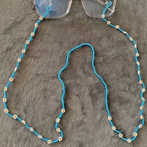 Daisy-bril met kralenketting bloemenaccessoires gratis verzending