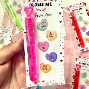 Valentine Bubbles, Valentine Cards, Valentine gifts, Valentines for kids, Kids Class Valentines gifts, Class Valentine,