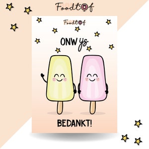 BEDANKKAART ‘ONWIJS BEDANKT’