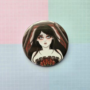 Large 58mm Button Badges - Helena Gerard Way MCR