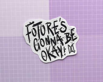 Bangtan Large Sticker - Futures Gonna Be Okay Suga Agust D Yoongi