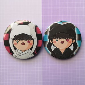Bangtan Små 38 mm eller Stora 58 mm Knappmärken - Jack In The Box Hope Dolls Jhope