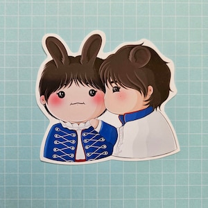 Bangtan Large Sticker - Army Zip Prince Taekook Jungkook JK Taehyung V