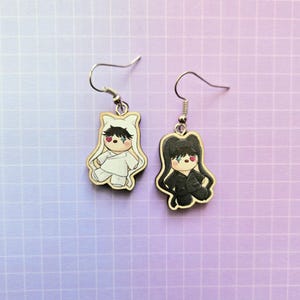 Miljövänliga örhängen i björkträ, 2,5 cm - Hope Dolls