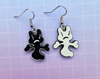 Eco Friendly Birch Wood 1" Inch Dangle Earrings - RPWP