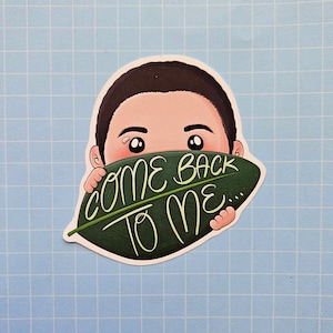 Bangtan Small or Large Sticker - RPWP Come Back to Me Namjoon RM