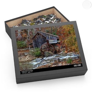 Autumn Mill Jigsaw Puzzle: 500 Piece, Family Activity
