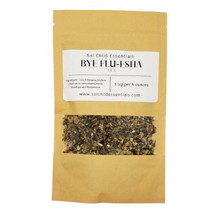 BYE FLU-Esha Tea | Cold and Flu Tea | Herbal Cold Remedy | Flu Fighter Tea | Immune Booster Tea | Immune Booster, Remedies For Infection
