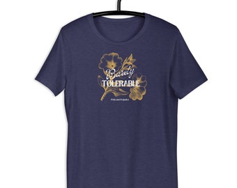 LITERARY TEE Pride and Prejudice "Barely Tolerable"