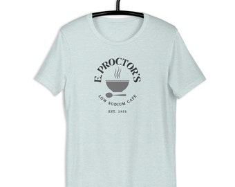 LITERARY TEES The Crucible "E. Proctor's Low Sodium Cafe" (light)