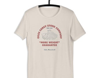 LITERARY TEE The Crucible "More Weight" (light)