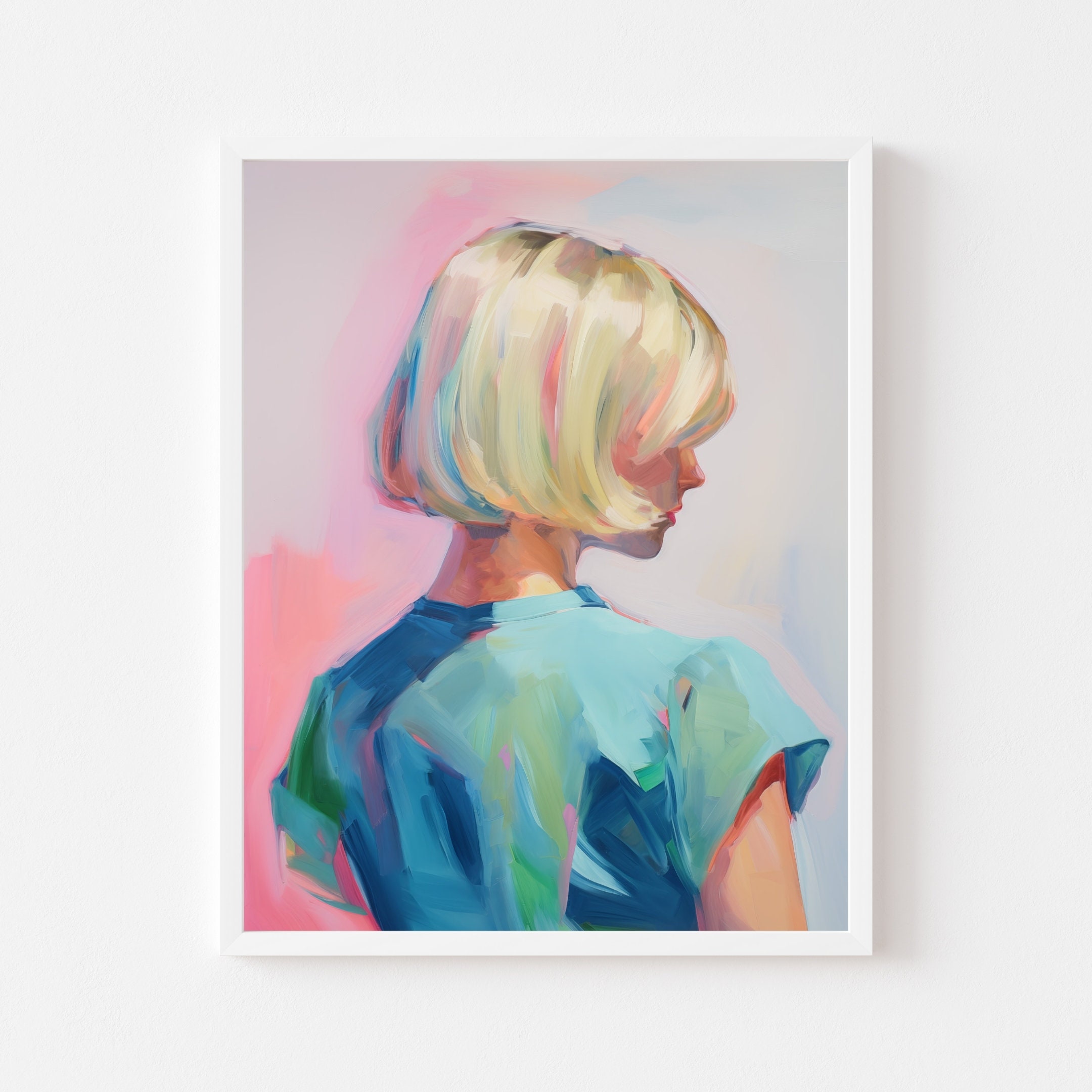 【全く新しいアート作品を】若い女性の肖像画ポートレートアート 814RbeJkgLL._UF350,350_QL80_.jpg