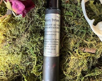Midnight at the Conservatory Perfume Oil | Budding Flowers, Ozone, Rain, Petrichor | Greenhouse Scent