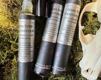 Wraithwood Perfume Oil | Church Incense, Saffron, Palo Santo, Cedar, Cypress | Grounding Scent