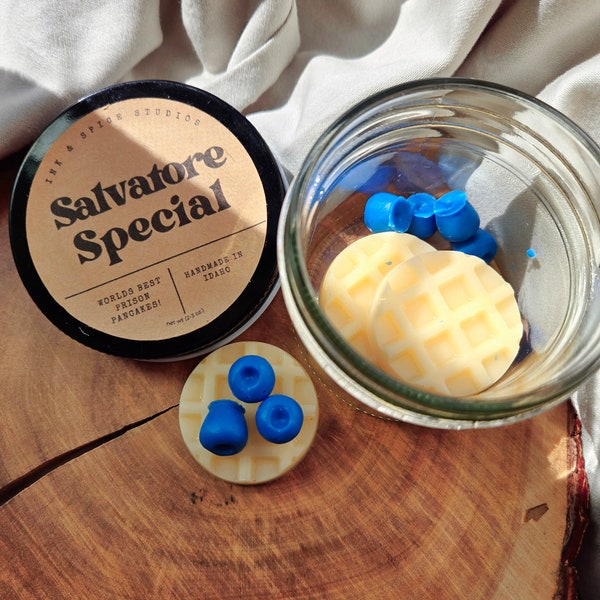 Salvatore Special wax melt, food wax melts, vampire diaries gift