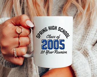 Custom Class Reunion Mug, High School Gift